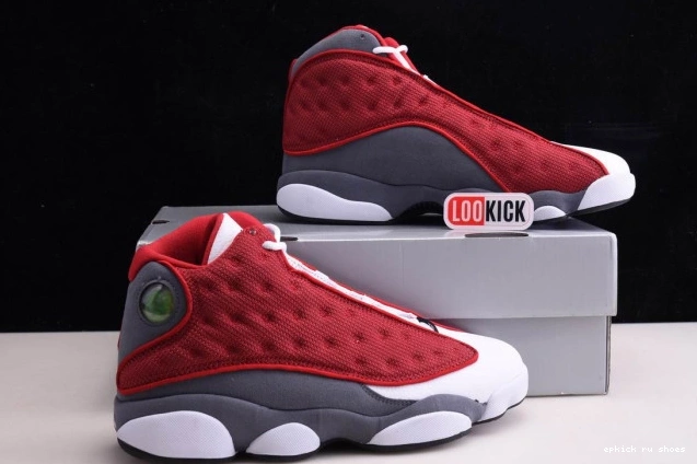 Cheap Gym Red Flint Grey Jordan Air Retro 13 414571-600 0708